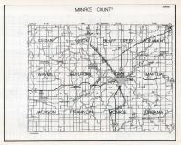 Monroe County Map, Iowa State Atlas 1930c